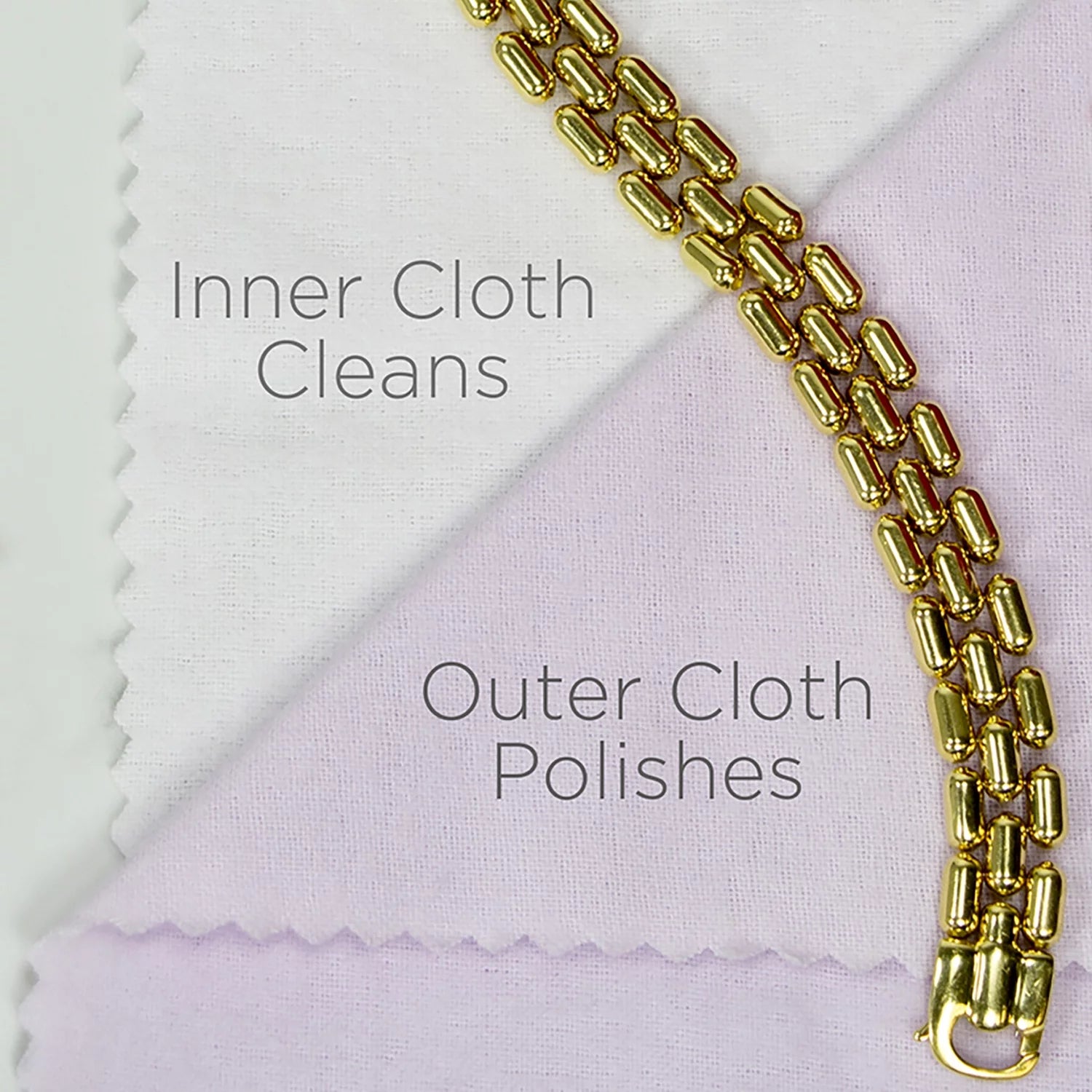 All-Purpose Jewelry Cleaning Kit with Cleaner Solution and Polishing Cloths